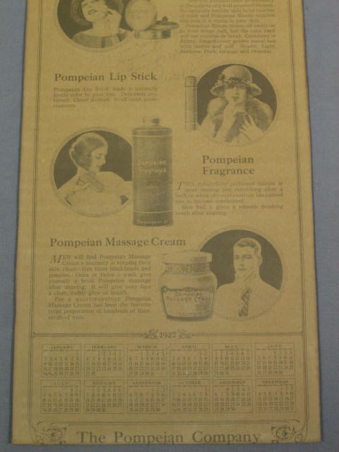 Antique 1927 Rolf Armstrong Print Calendar The Bride NR 8
