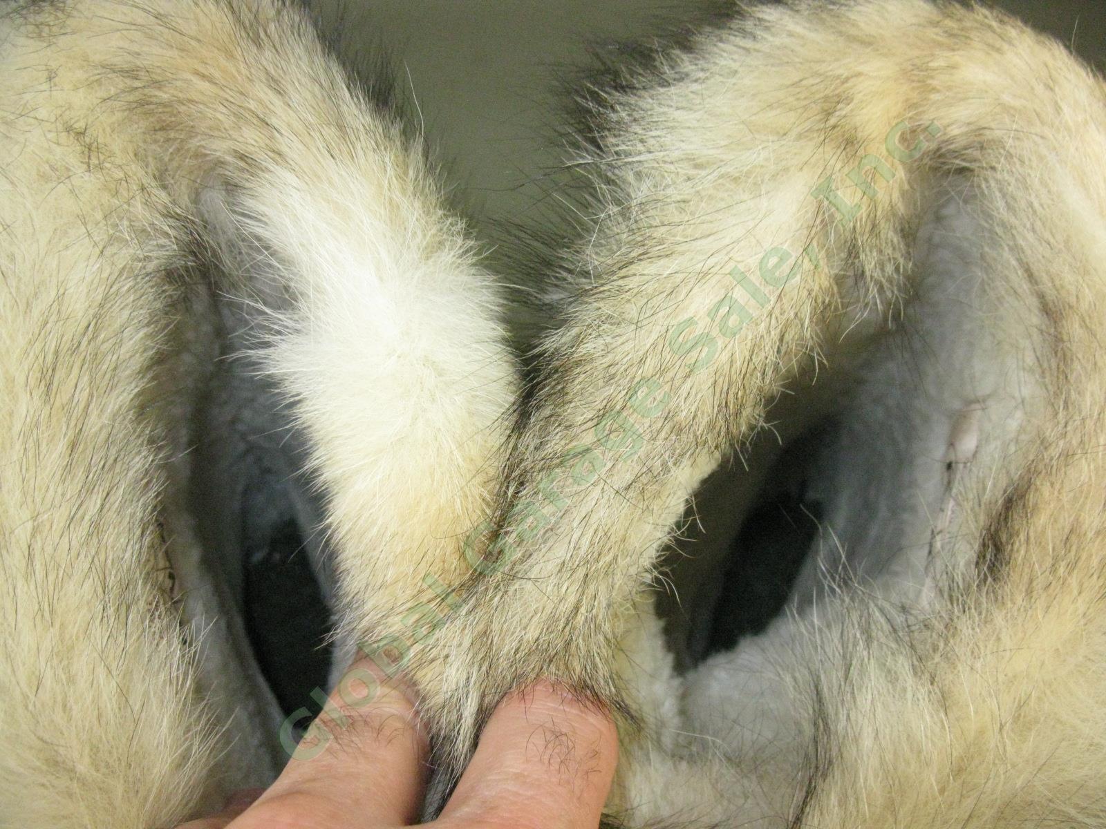 Pajar Fur Winter Boots US Size 10 EU EUR 40 Italy Calf Fox Goat Rabbit Excellent 6