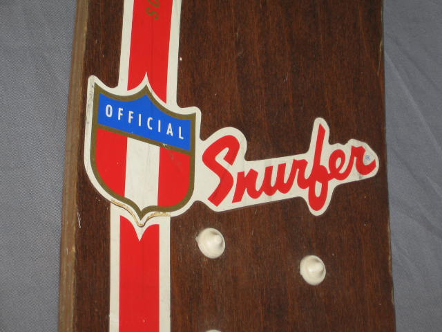 Vintage Brunswick Snurfer Super Racing Model Snowboard 3