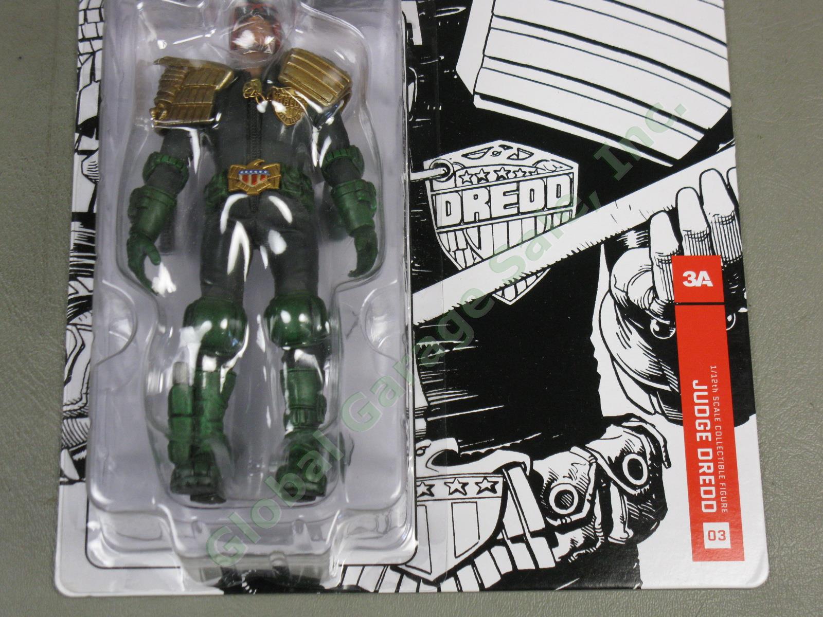 3A 2000AD Judge Dredd 1/12 Scale Action Figure Sealed On Card MOC Carded NR! 2