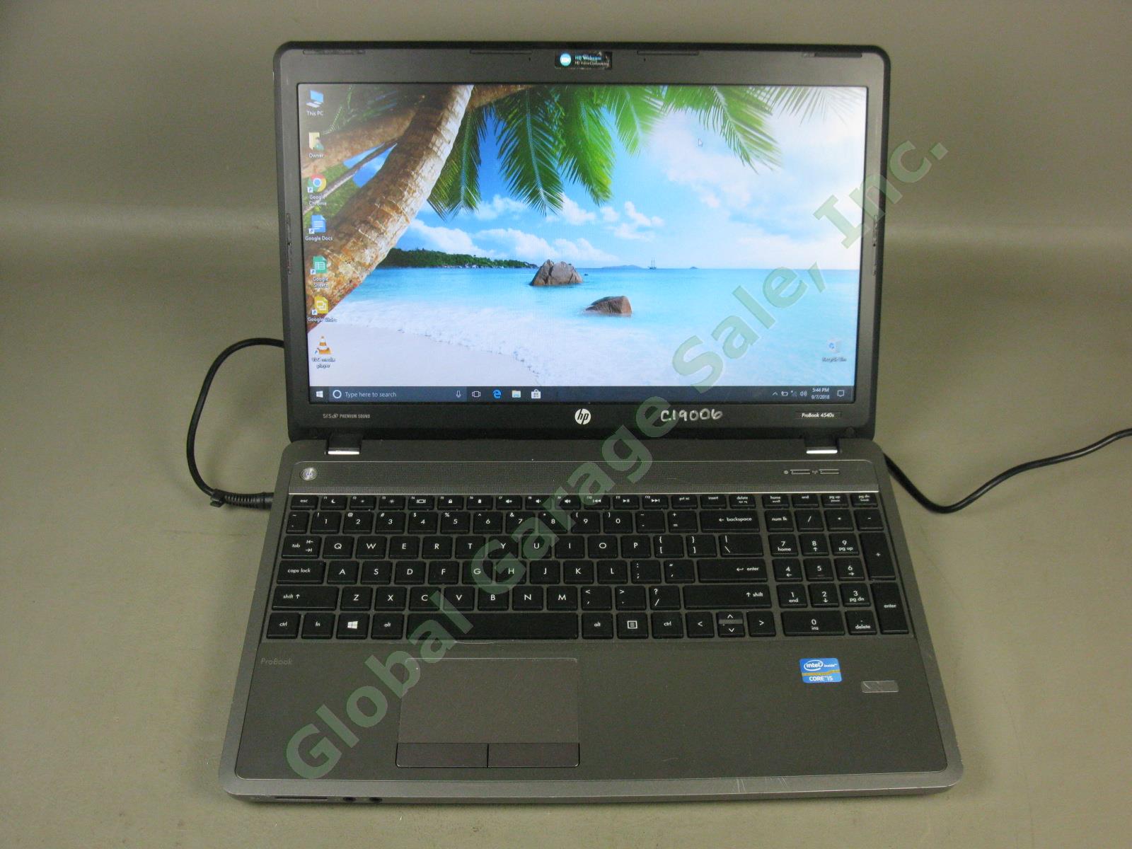 HP ProBook 4540s Laptop Intel i5 2.6GHz 300GB HDD 4GB RAM Win 10 Pro See Descr