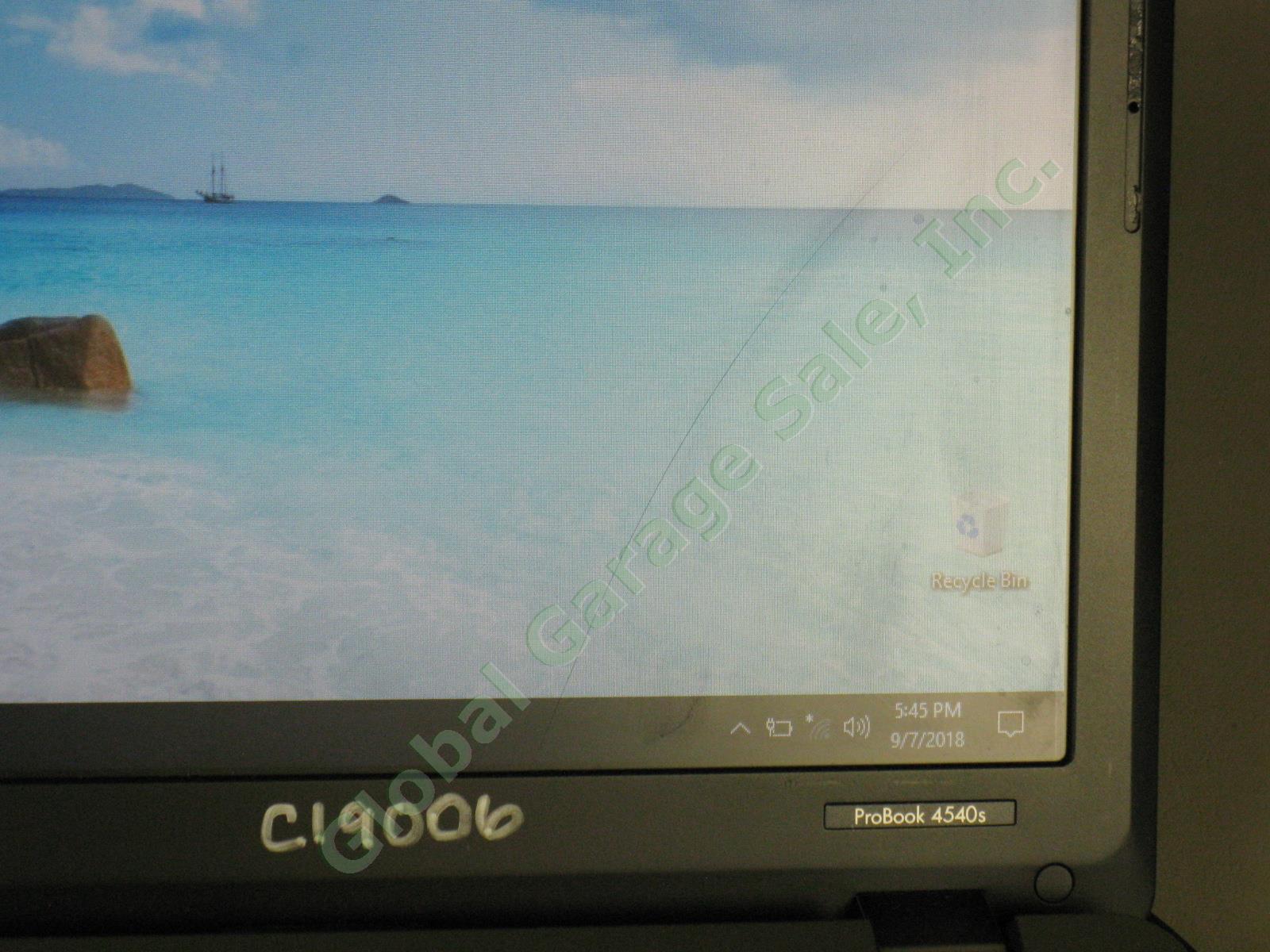 HP ProBook 4540s Laptop Intel i5 2.6GHz 300GB HDD 4GB RAM Win 10 Pro See Descr 3