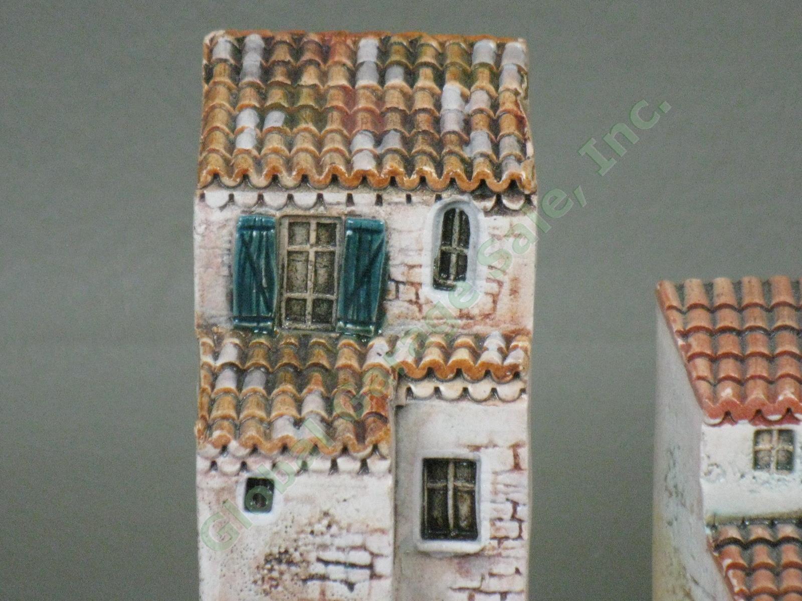 3 Dominique Gault Miniature Limoge Clay Pottery Houses Provence France 1995-2001 1