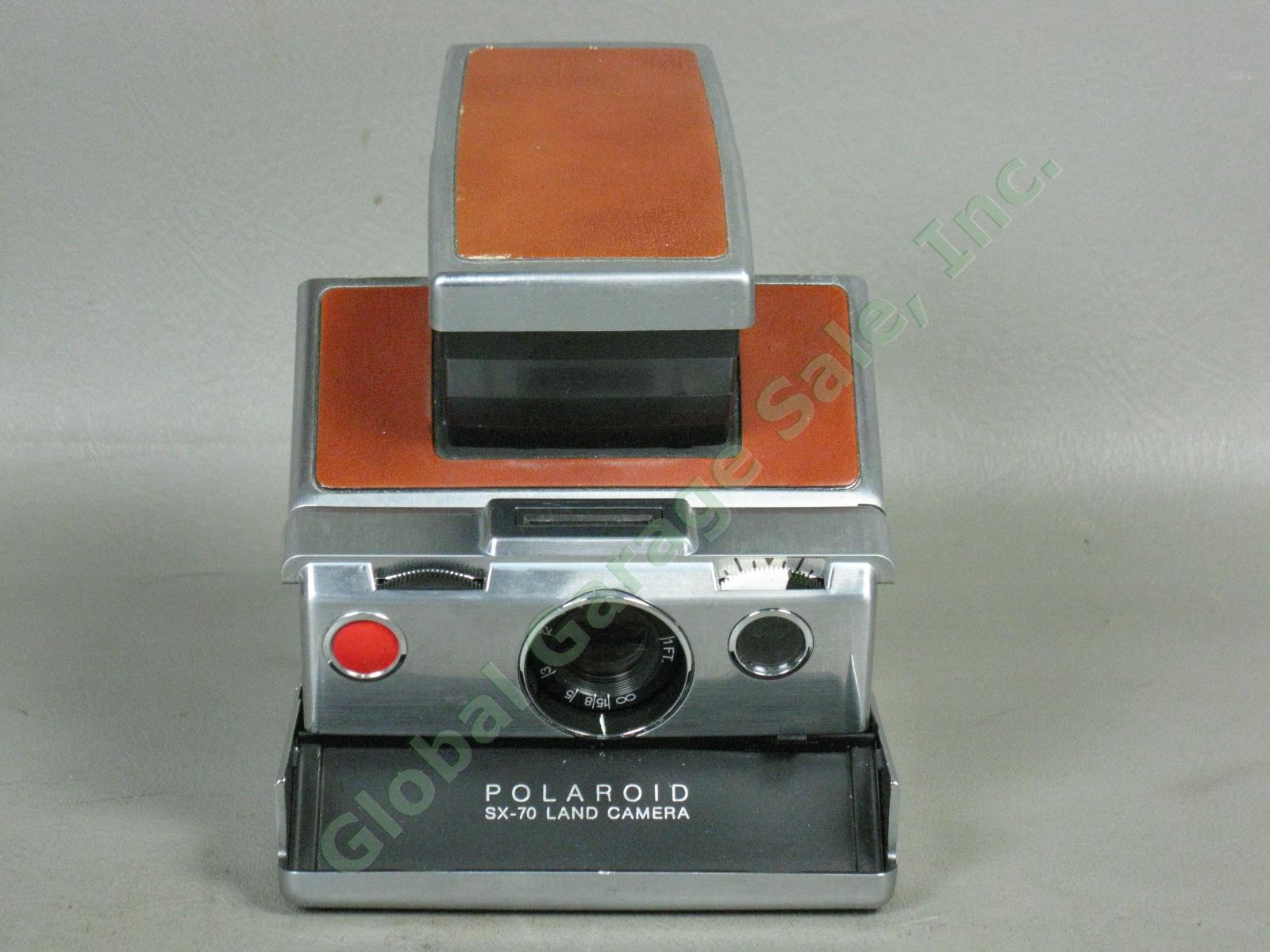 Vintage Original Polaroid SX-70 Land Camera Flashbar II Excellent Condition NR 1