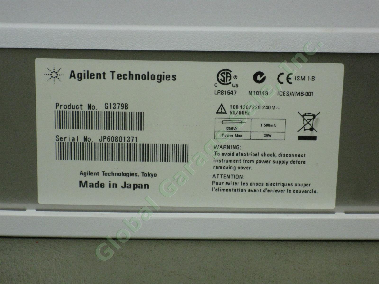 Agilent Technologies 1200 Series HPLC G1379B Vacuum Degasser Powers On NO RES! 5