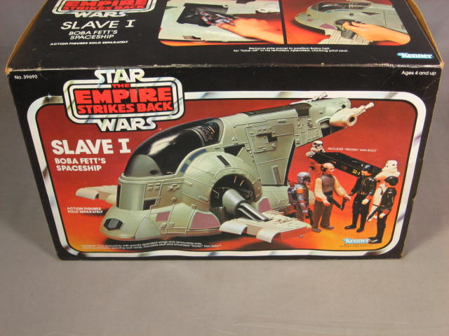 Vintage 1981 Star Wars ESB Slave 1 Boba Fett Spaceship 9