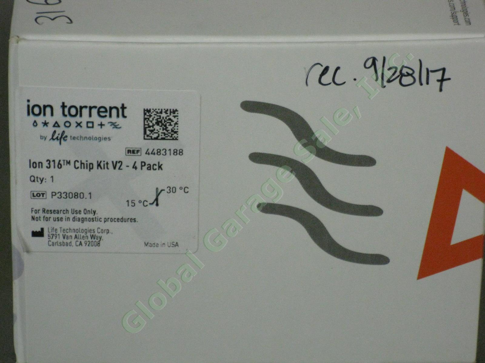 NEW! Sealed Life Technologies Ion Torrent Sequencing 316 Chip Kit V2 4-Pack 2