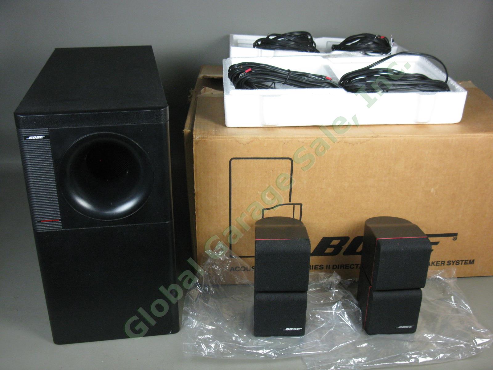 Bose Acoustimass 5 Series II Stereo Speaker System Black One Owner Exc Cond NR!