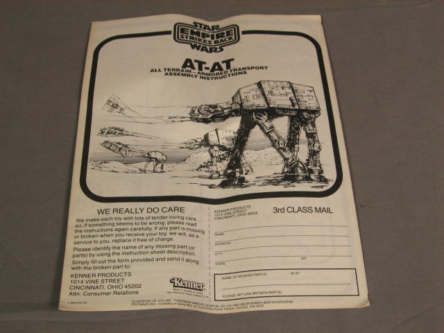 Vintage 1981 Star Wars ESB AT-AT Imperial Walker W/ Box 8