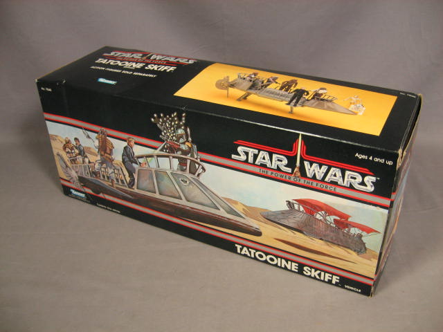 Vintage 1984 Star Wars POTF Tatooine Skiff Barge Ship 7