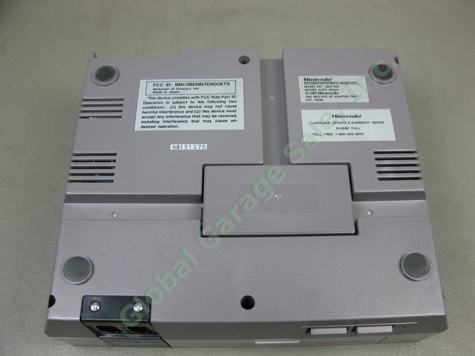 Vtg Nintendo NES Control Deck Video System Console +Games Controller Gun Pad Lot 3