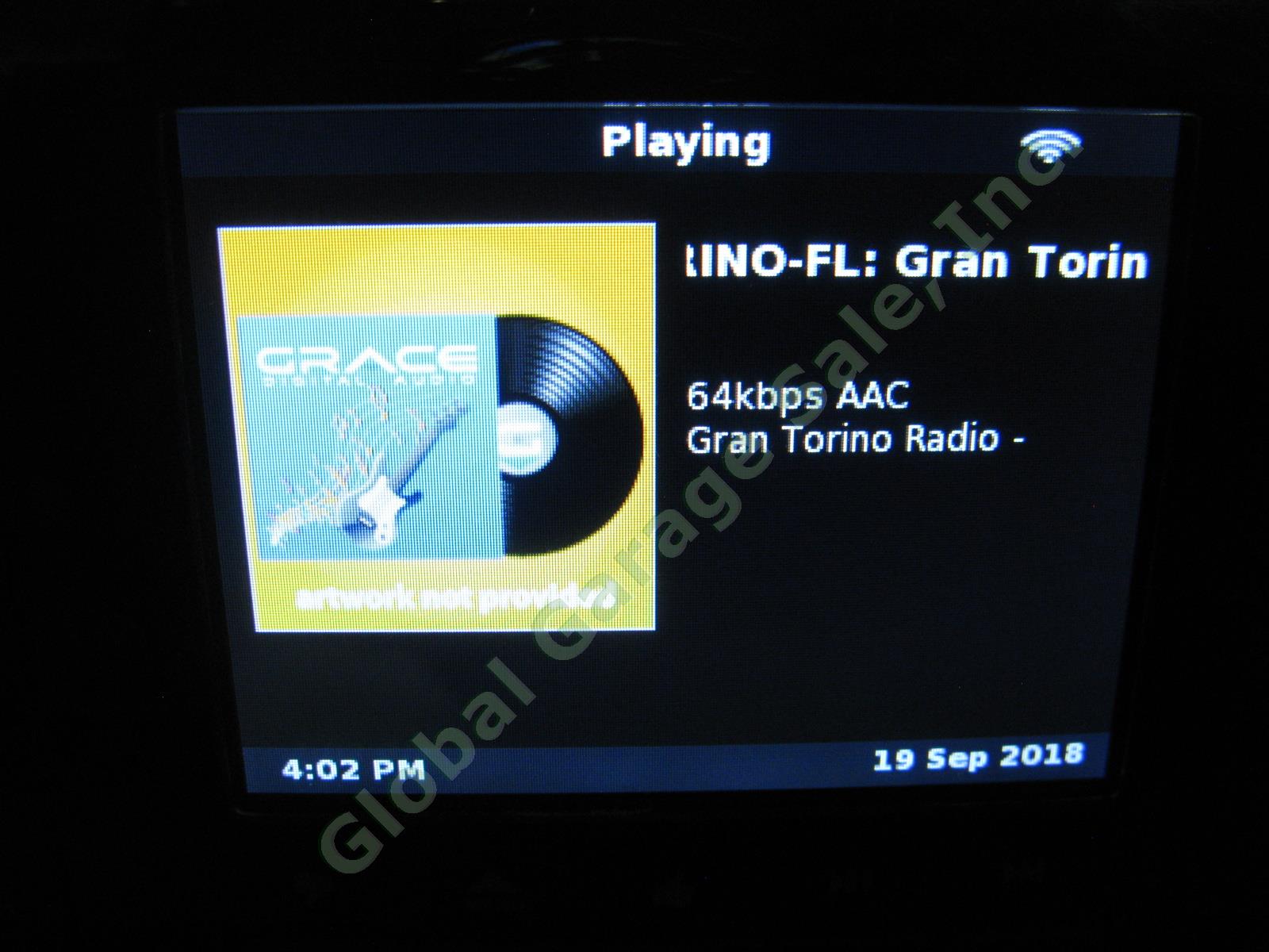Grace Digital Mondo WiFi Internet Radio GDI-IRC6000 + Remote AC Power Manual Lot 5