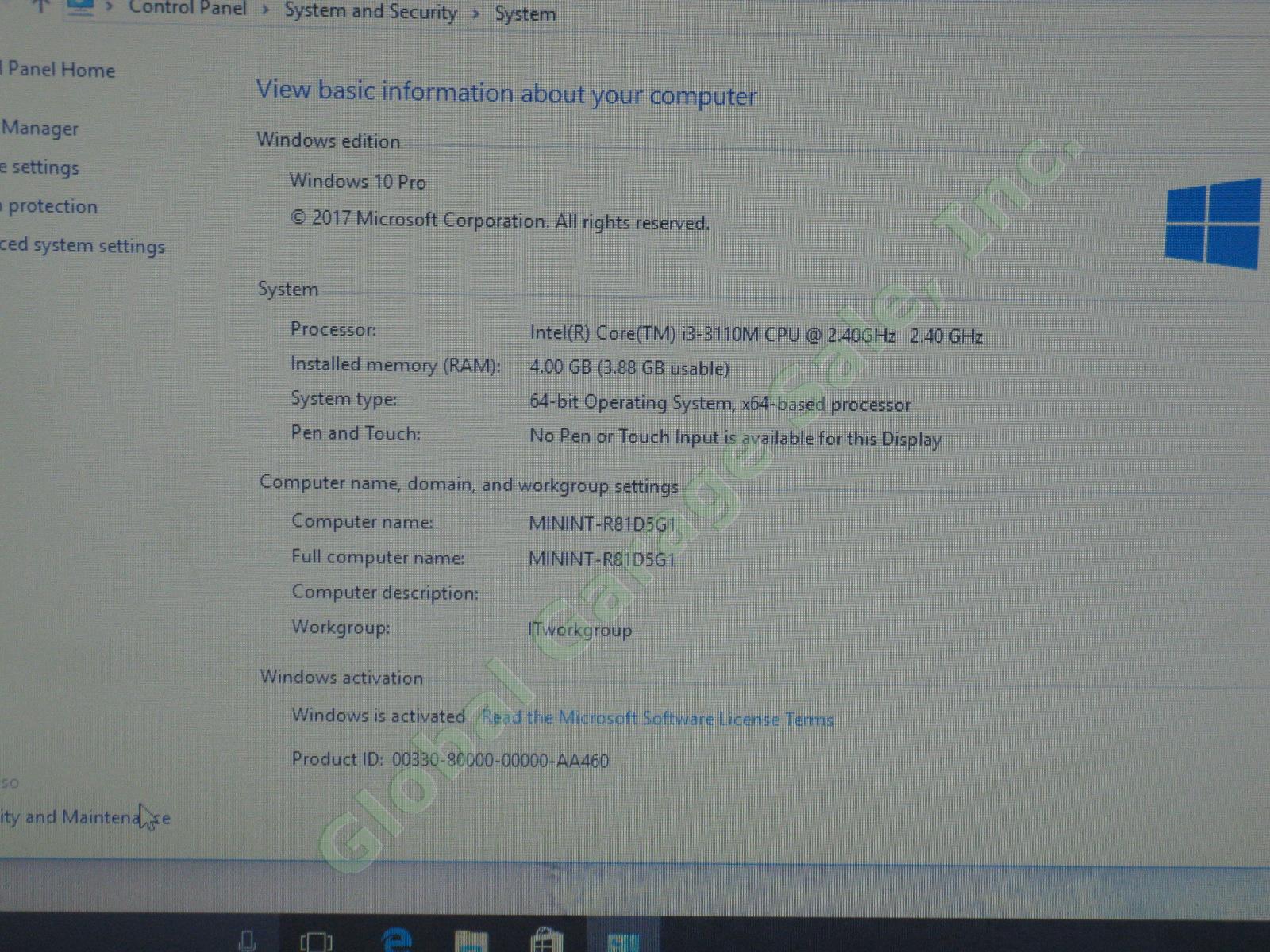 HP ProBook 4540s Laptop Computer Intel Core i3 2.40GHz 500GB 4GB RAM Win 10 Pro 1