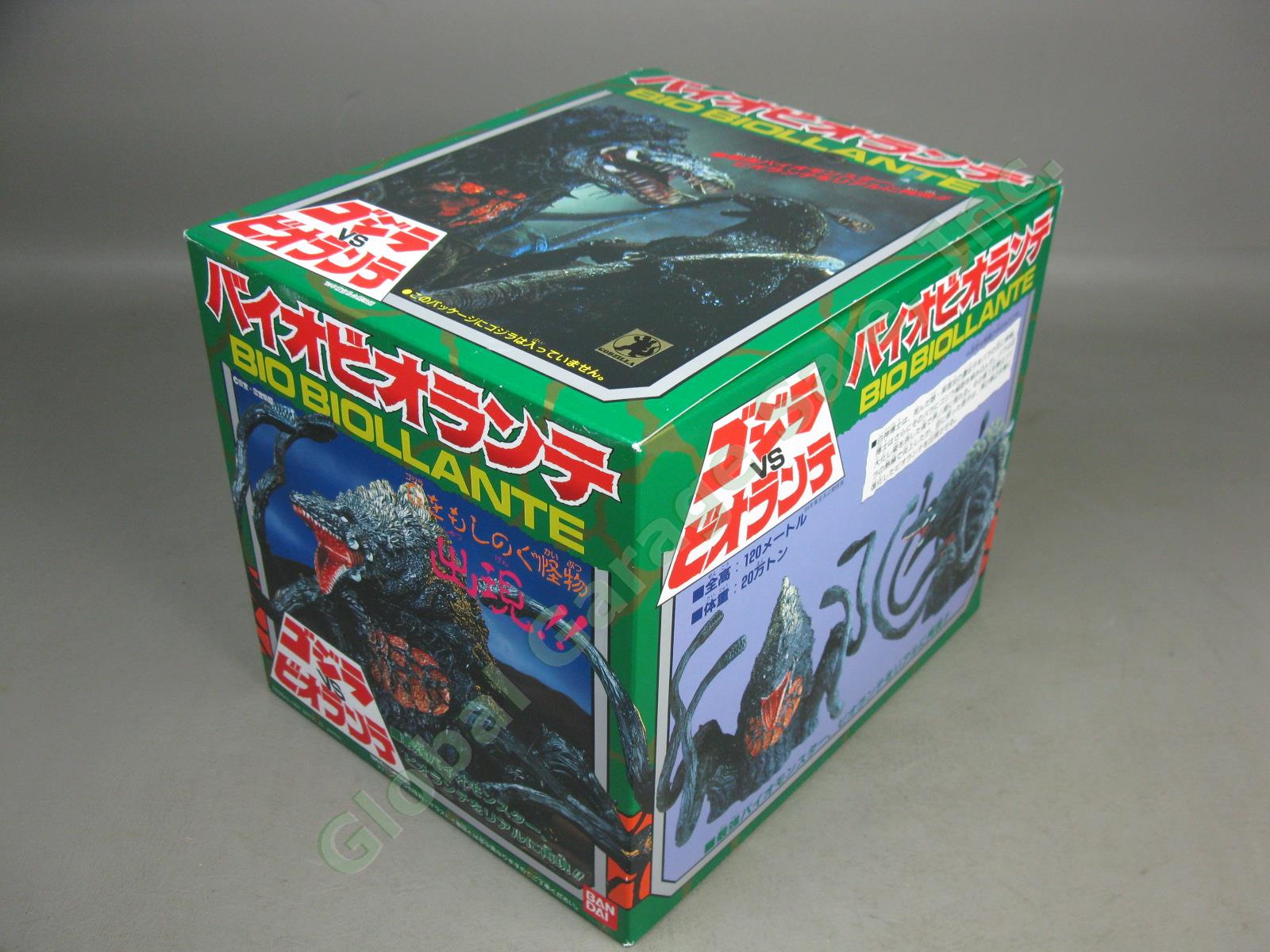 NIB 1992 Bandai Godzilla Vs Bio Biollante Soft Vinyl Monster Figure W/ Box Japan