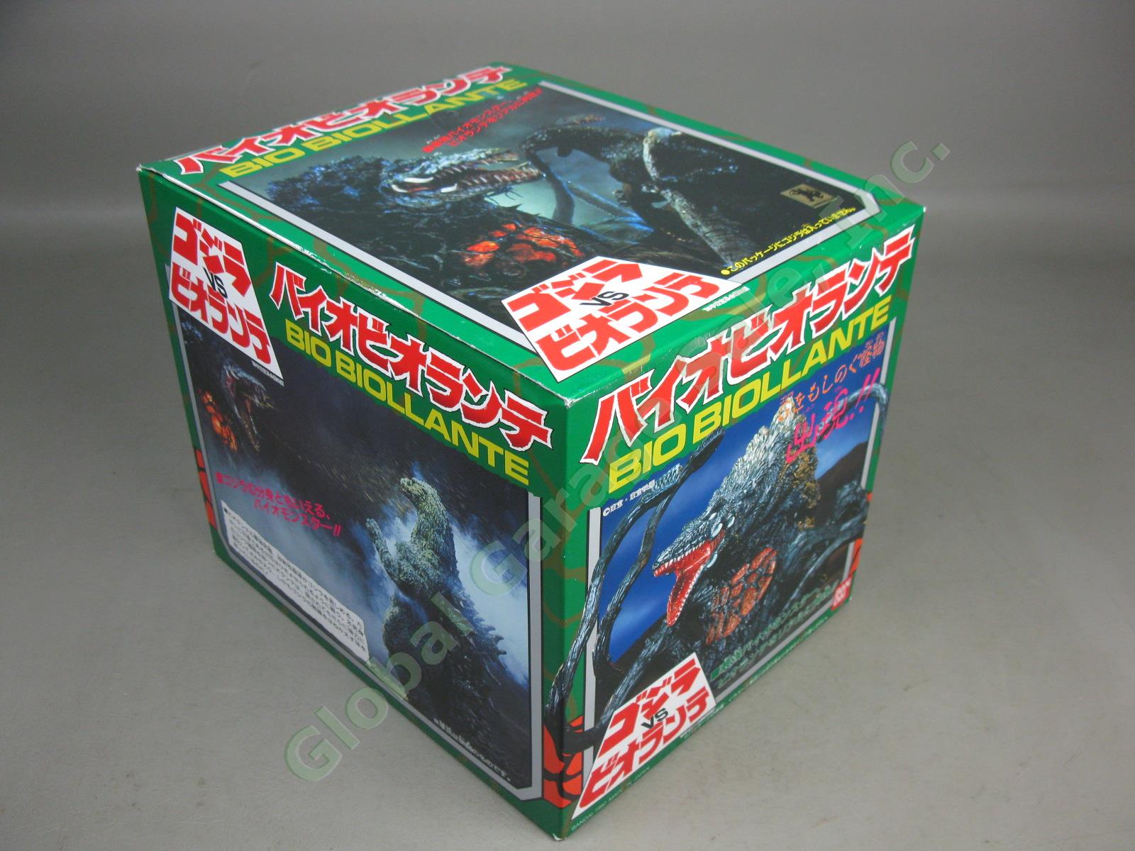 NIB 1992 Bandai Godzilla Vs Bio Biollante Soft Vinyl Monster Figure W/ Box Japan 3