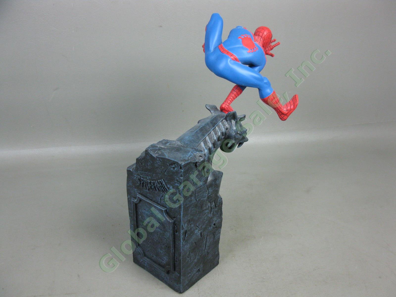 NIB 1997 Attakus Marvel Comics Spiderman Gargoyle Porcelain Statue C400 Bombyx 5