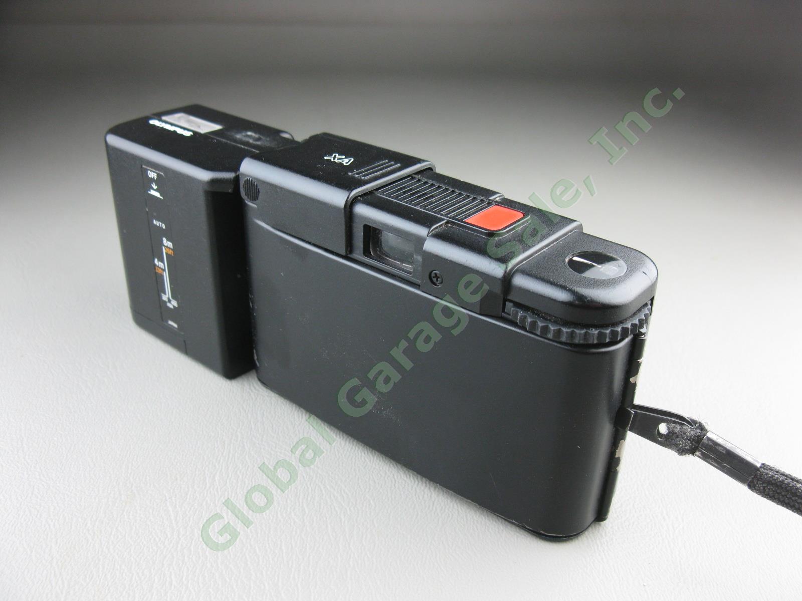 Vtg Olympus XA Rangefinder 35mm Film Camera + A16 Flash Bundle Lot Tested Works! 4