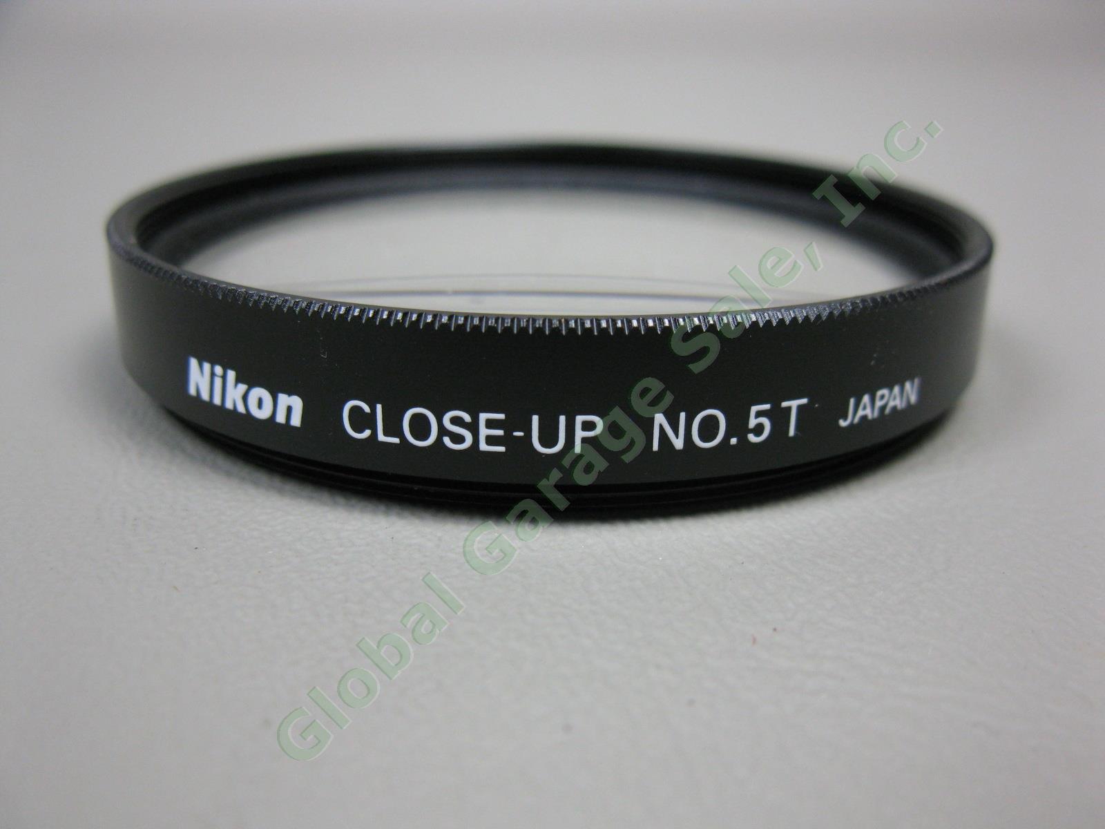 2 Nikon Macro Close-Up Attachment Lens Lot No 5T + 6T + Case 77 62 Filter Bundle 4