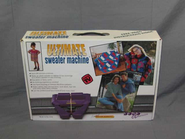 NEW Bond Ultimate Sweater Home Knitting Machine W/ Box