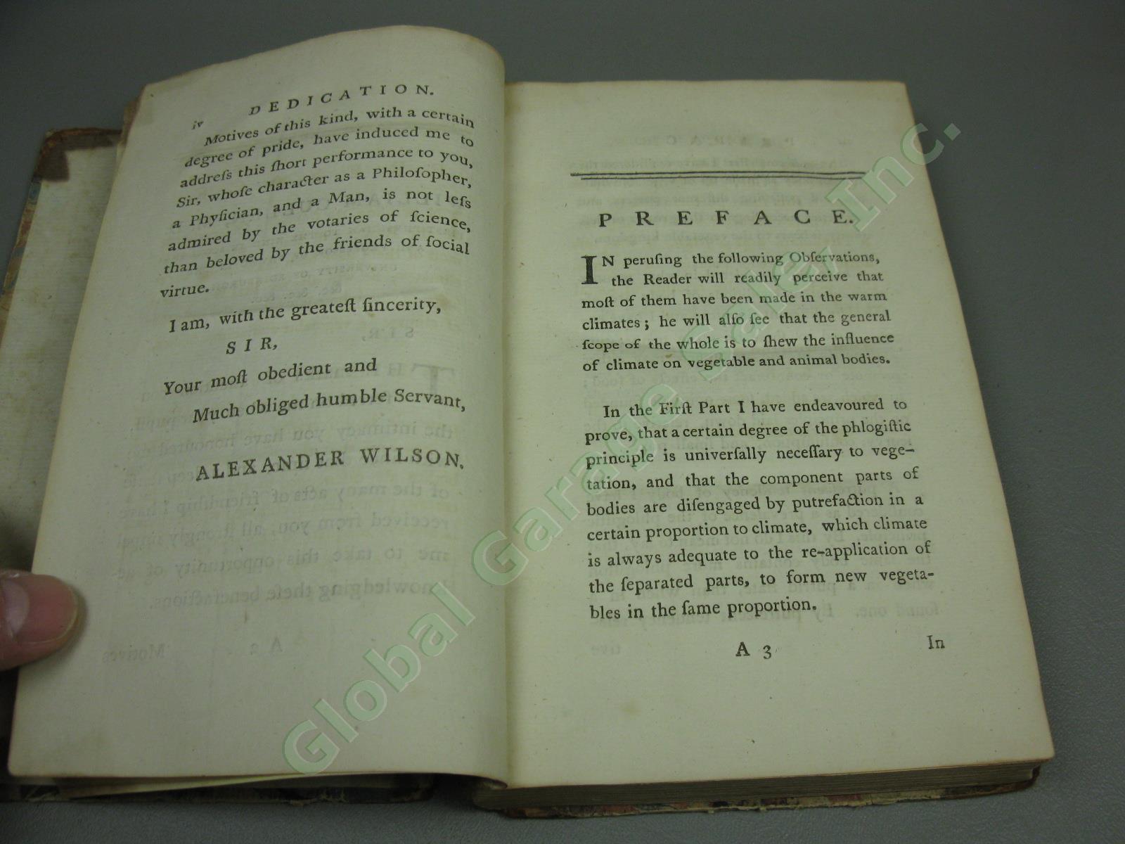 1780 Some Observations Relative To The Influence Climate Book Alexander Wilson 7