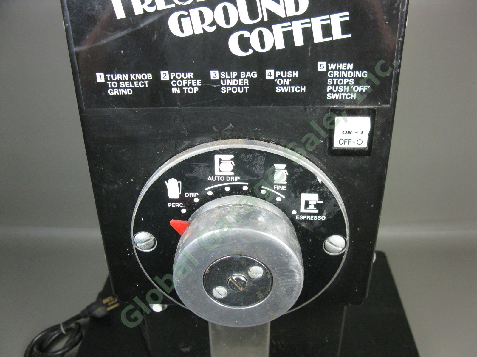 Grindmaster 810 Black ETL Slimline 1.5 lb 115V Coffee Bean Grinder Tested Works! 1