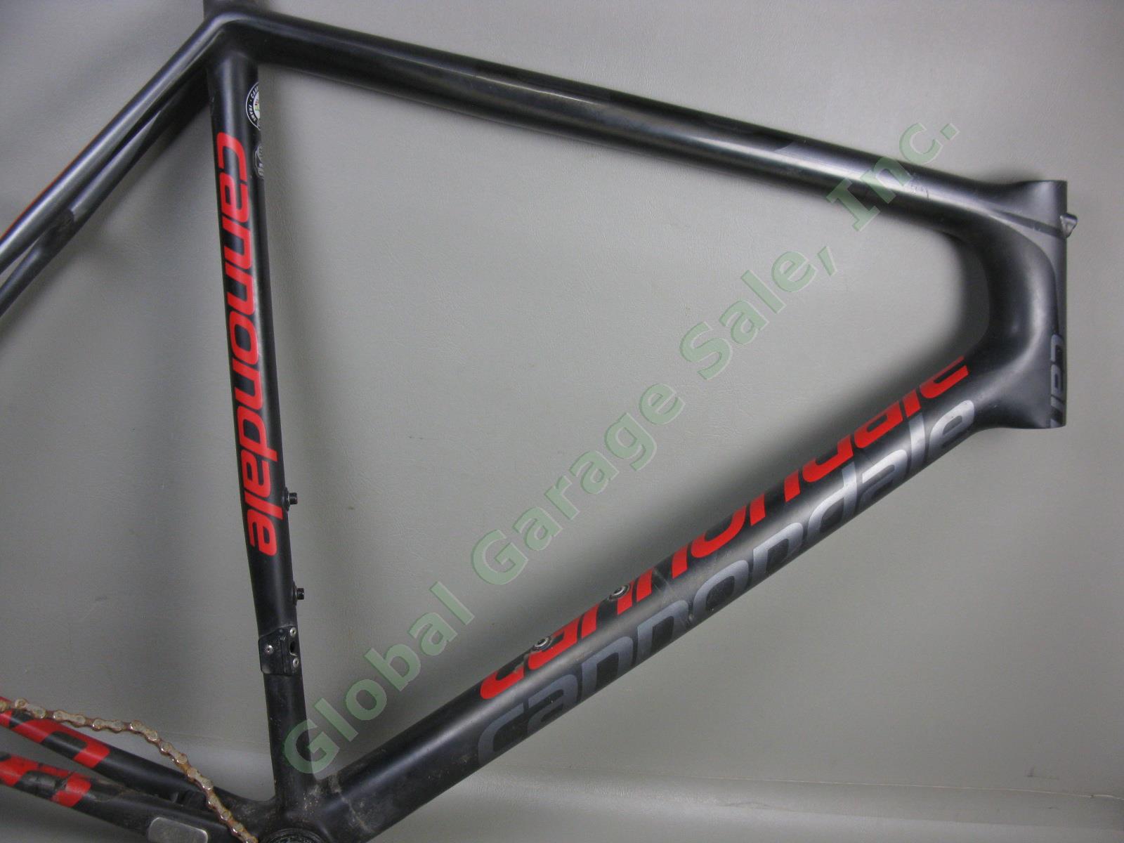 Cannondale SuperSix Evo Hi-Mod 58cm Carbon Fiber Road Bike Frame Parts/Repair NR 4