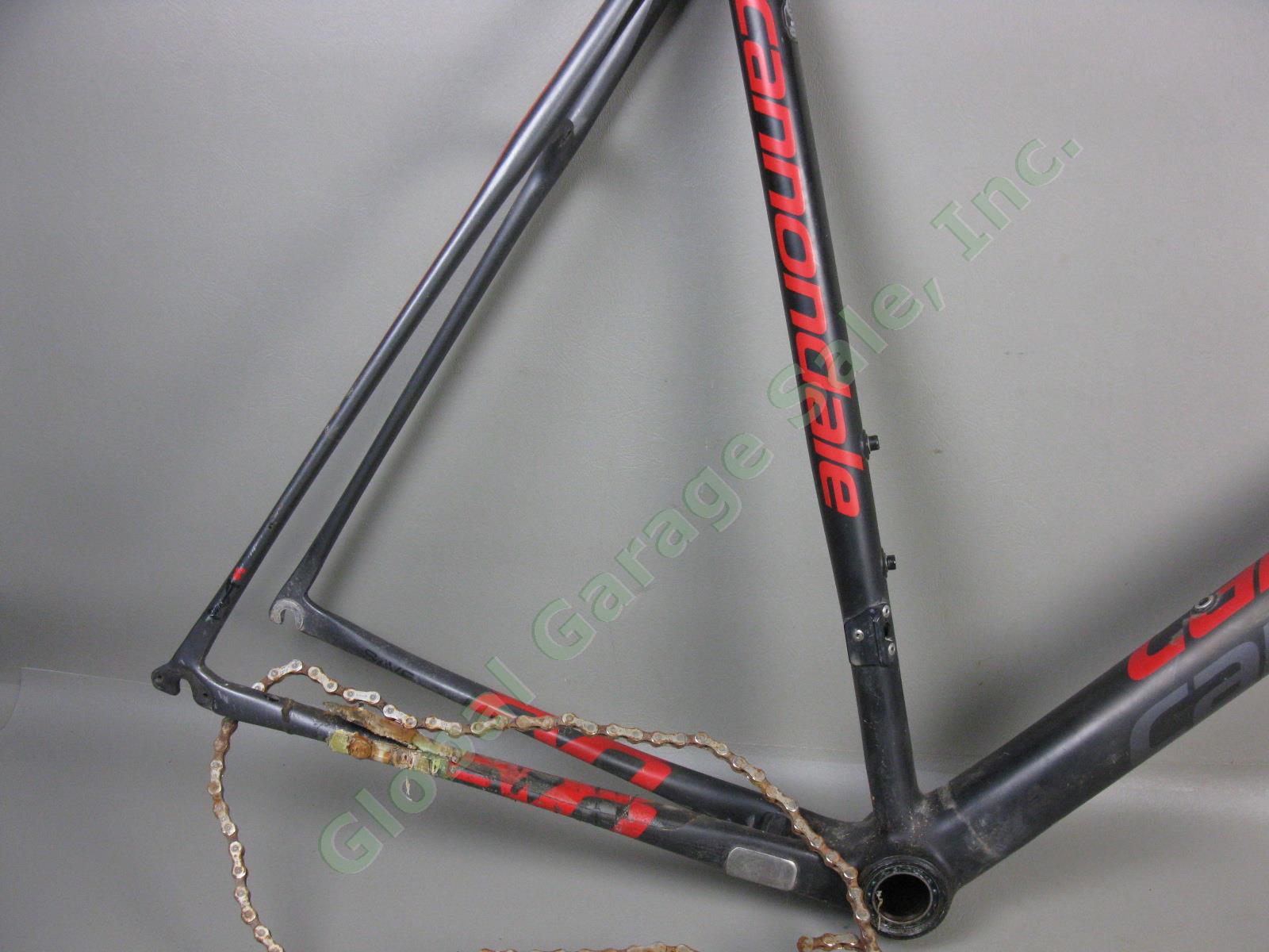 Cannondale SuperSix Evo Hi-Mod 58cm Carbon Fiber Road Bike Frame Parts/Repair NR 5