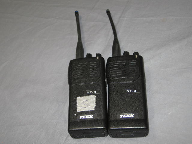 8 Tekk NT-80 NT-90 NT-9 VHF UHF Portable Radios Lot NR 1