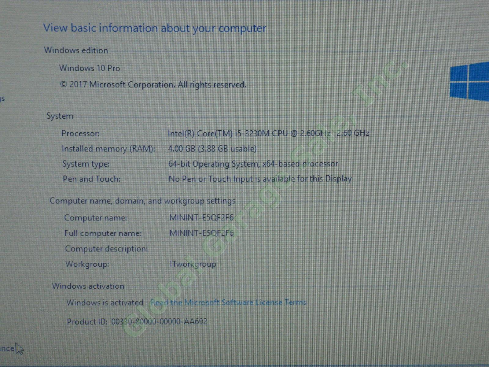 HP ProBook 4540s Laptop Intel i5 2.60GHz 300GB 4GB RAM Windows 10 Pro See Descr 1