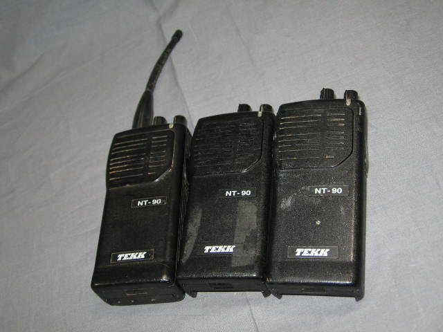 8 Tekk NT-80 NT-90 NT-9 VHF UHF Portable Radios Lot NR 5