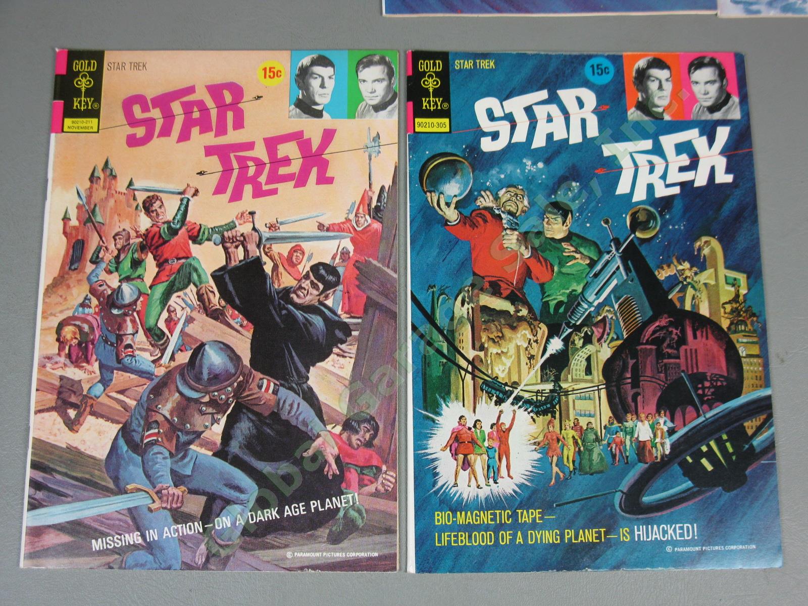 10 Vtg Gold Key 1970-74 Star Trek Comic Book Lot 9 10 11 12 13 14 16 18 22 27 NR 19