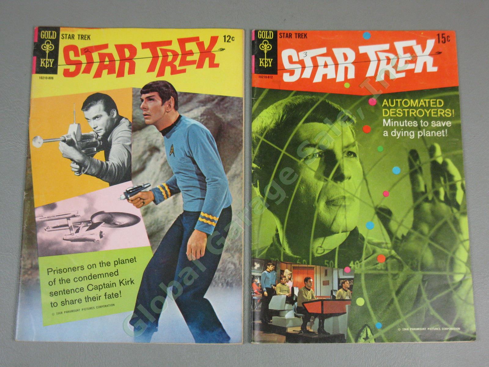 21 Vtg Gold Key Star Trek Comic Book Lot 2 3 4 5 6 8-14 ++ Silver Bronze Age NR! 1