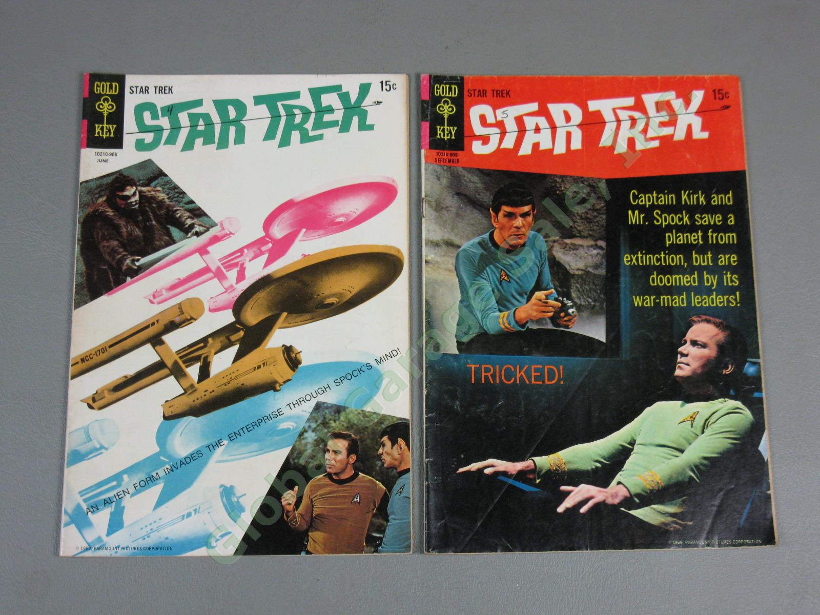 21 Vtg Gold Key Star Trek Comic Book Lot 2 3 4 5 6 8-14 ++ Silver Bronze Age NR! 7
