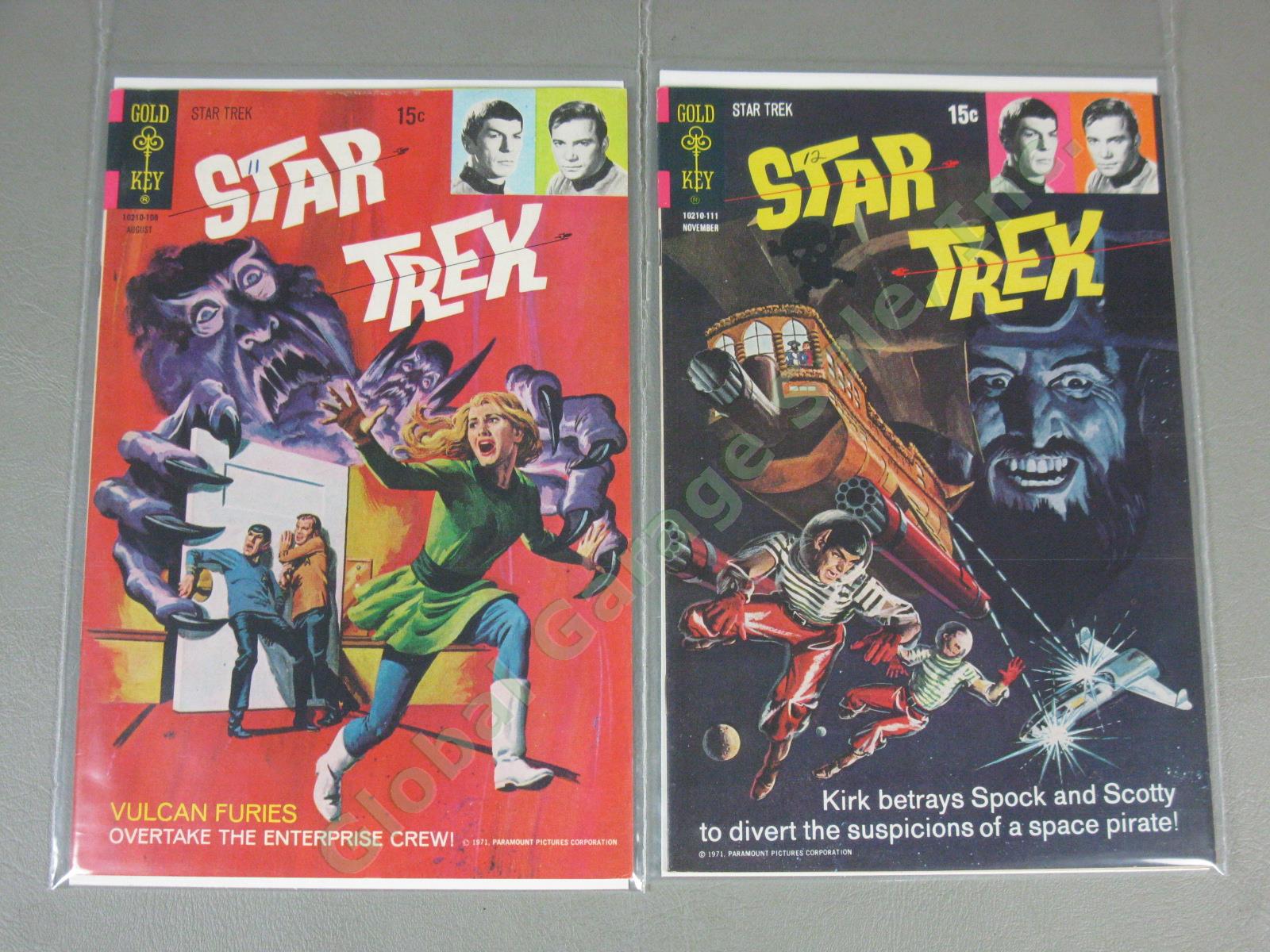 21 Vtg Gold Key Star Trek Comic Book Lot 2 3 4 5 6 8-14 ++ Silver Bronze Age NR! 20
