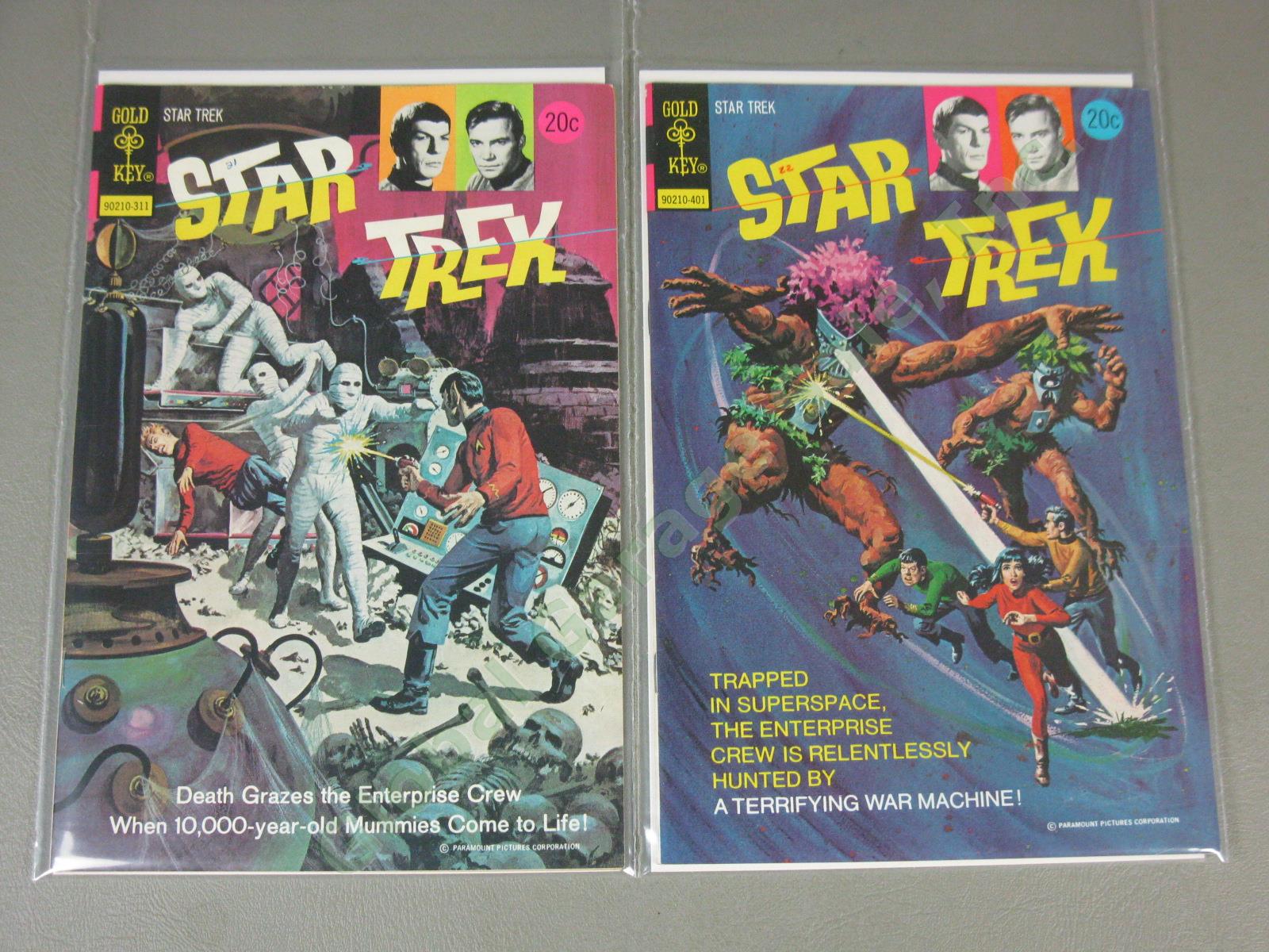 21 Vtg Gold Key Star Trek Comic Book Lot 2 3 4 5 6 8-14 ++ Silver Bronze Age NR! 24