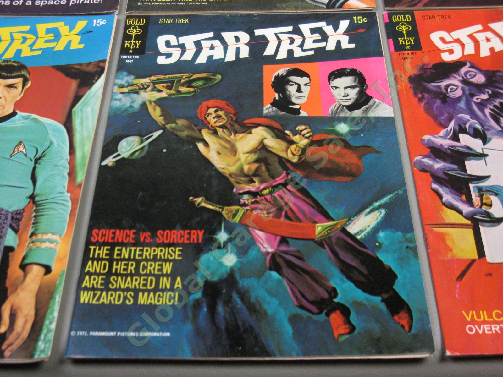 10 Vtg Gold Key 1970-74 Star Trek Comic Book Lot 9 10 11 12 13 14 16 18 22 27 NR 2