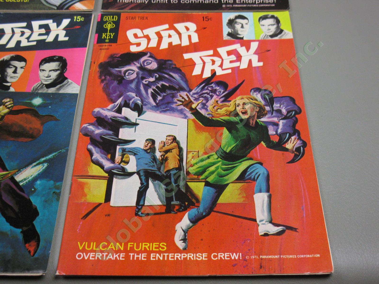 10 Vtg Gold Key 1970-74 Star Trek Comic Book Lot 9 10 11 12 13 14 16 18 22 27 NR 3