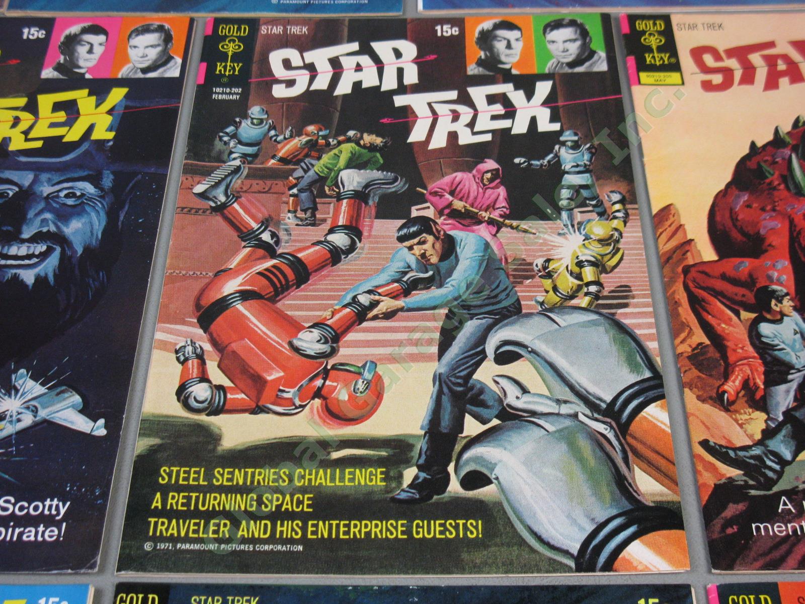 10 Vtg Gold Key 1970-74 Star Trek Comic Book Lot 9 10 11 12 13 14 16 18 22 27 NR 5