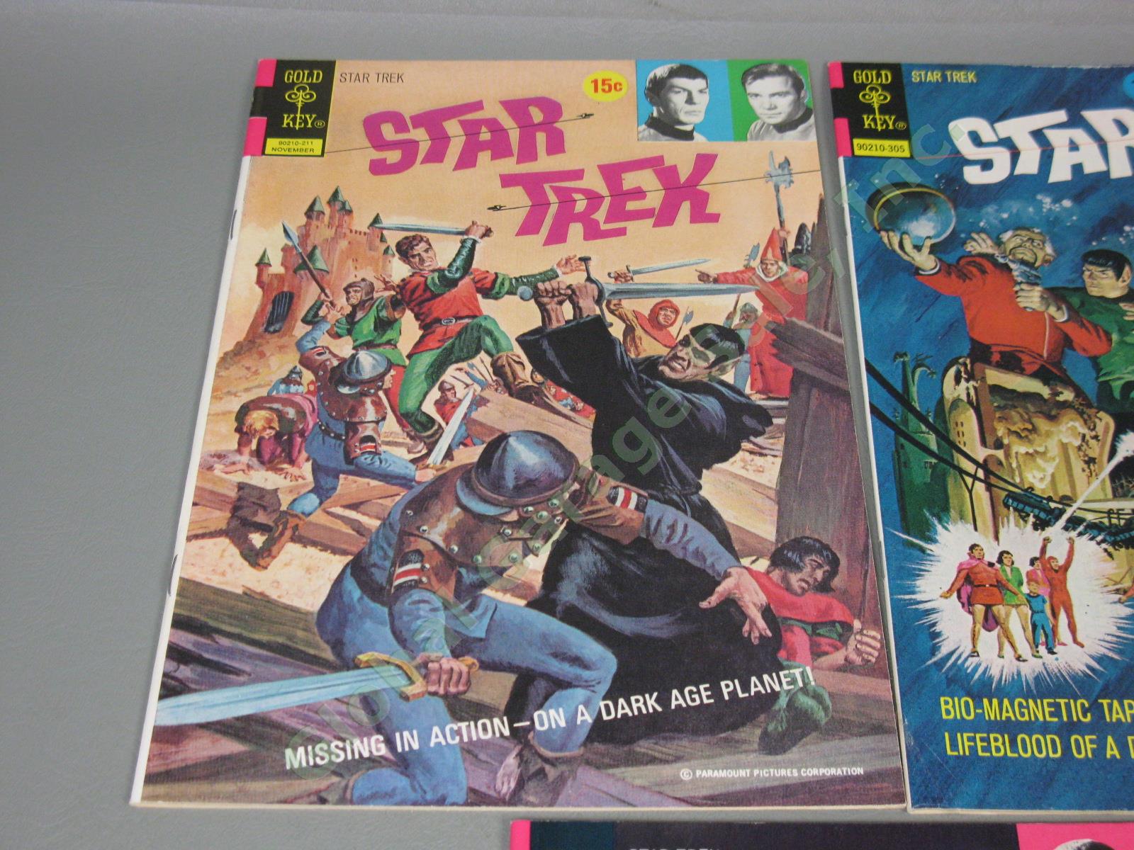 10 Vtg Gold Key 1970-74 Star Trek Comic Book Lot 9 10 11 12 13 14 16 18 22 27 NR 7