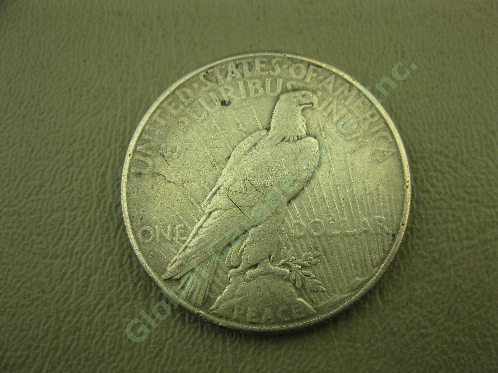 5 US Morgan + Peace Silver Dollar Coins Lot 1900-O 1921 1922 1926-S No Reserve! 8