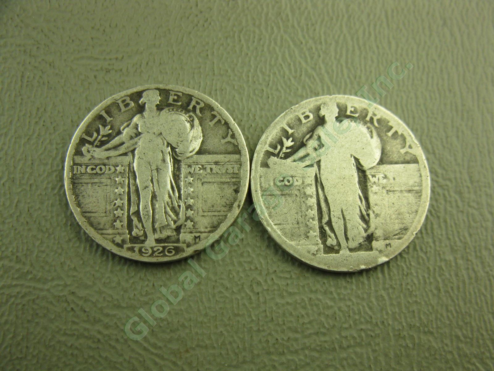 30 US Canadian Silver Coins Lot 1926-1969 Mercury Dime Quarter Half Dollar 10+oz 3
