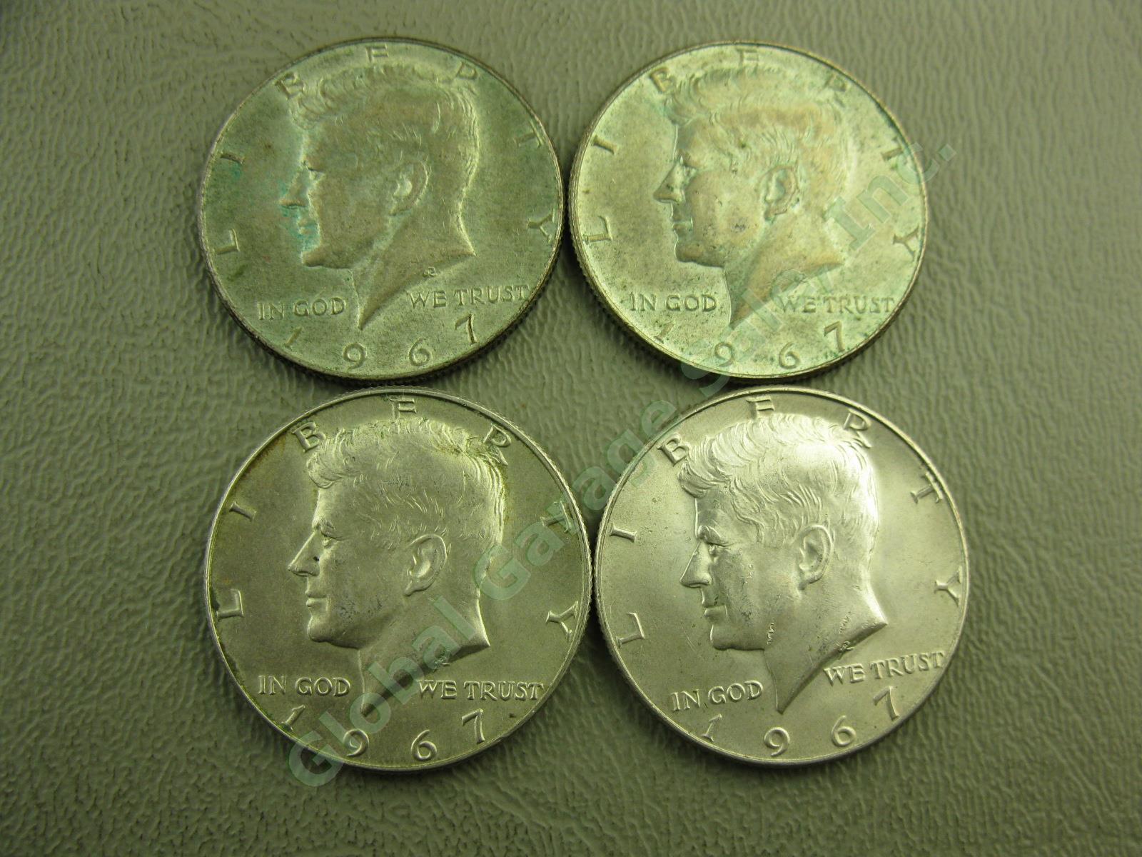 30 US Canadian Silver Coins Lot 1926-1969 Mercury Dime Quarter Half Dollar 10+oz 17