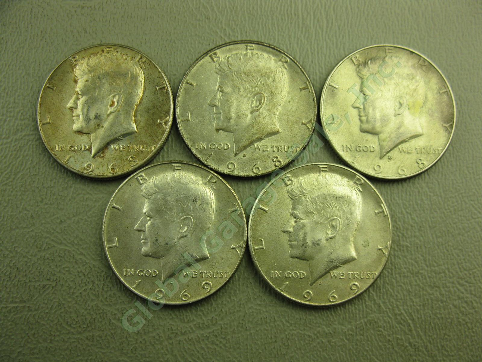 30 US Canadian Silver Coins Lot 1926-1969 Mercury Dime Quarter Half Dollar 10+oz 19