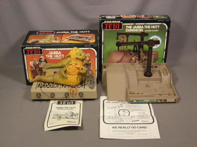 Star Wars ROTJ Jabba The Hutt Dungeon + Action Playsets