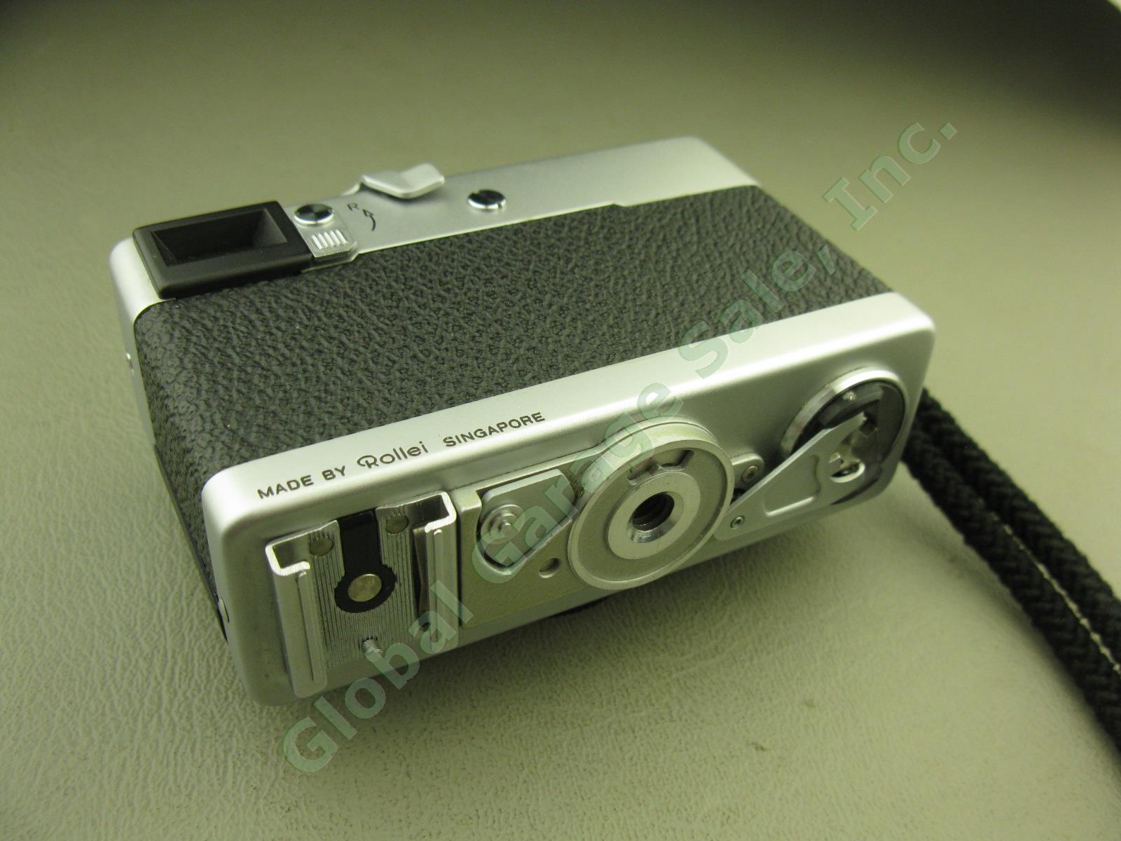 Vtg Rollei 35 S 35mm Film Camera + 40mm HFT Sonnar f/2.8 Lens UV Filter Case Lot 6