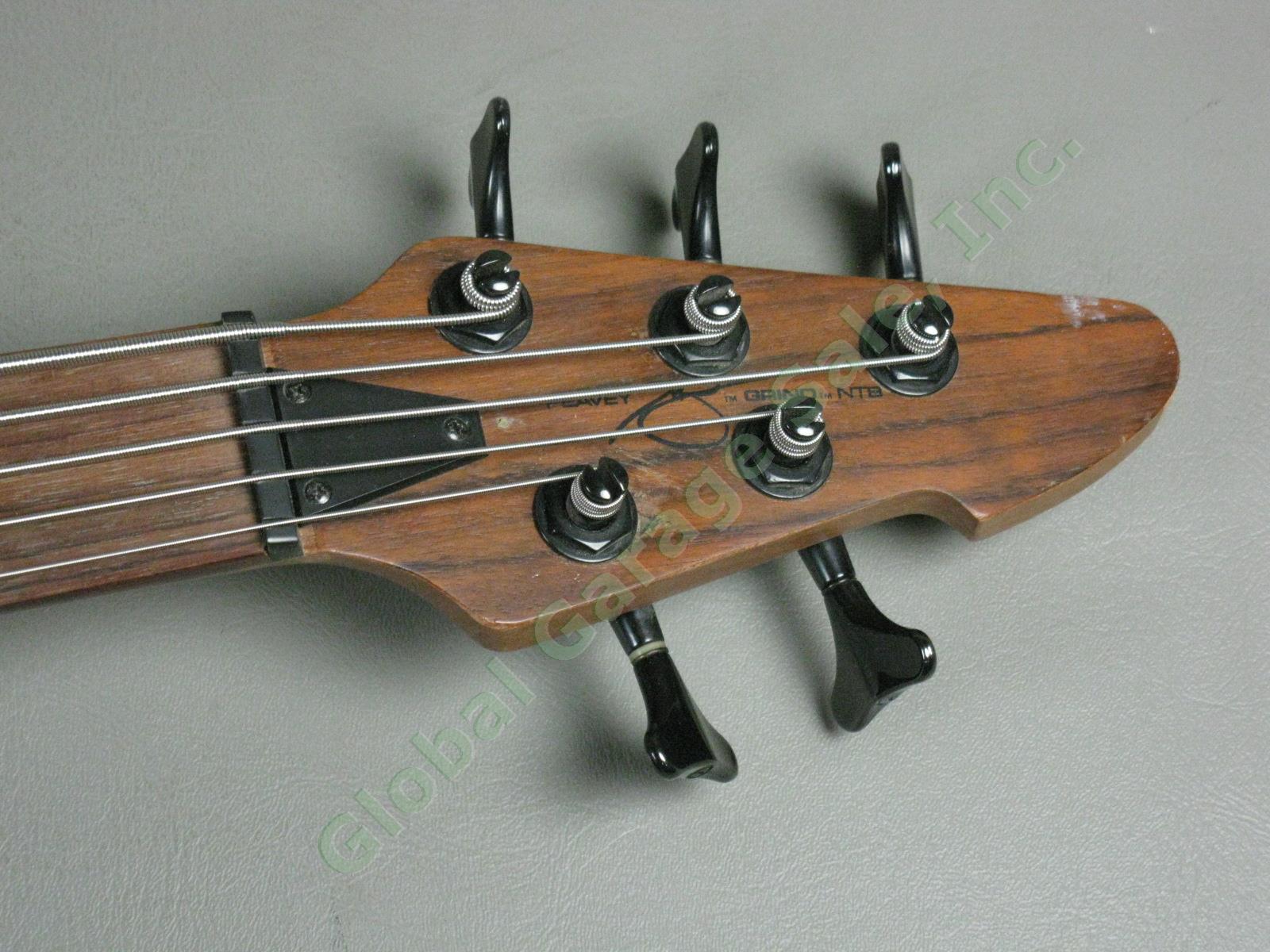 Peavey Grind NTB 5-String Electric Bass Neck Thru Body Professional Setup EXC! 3