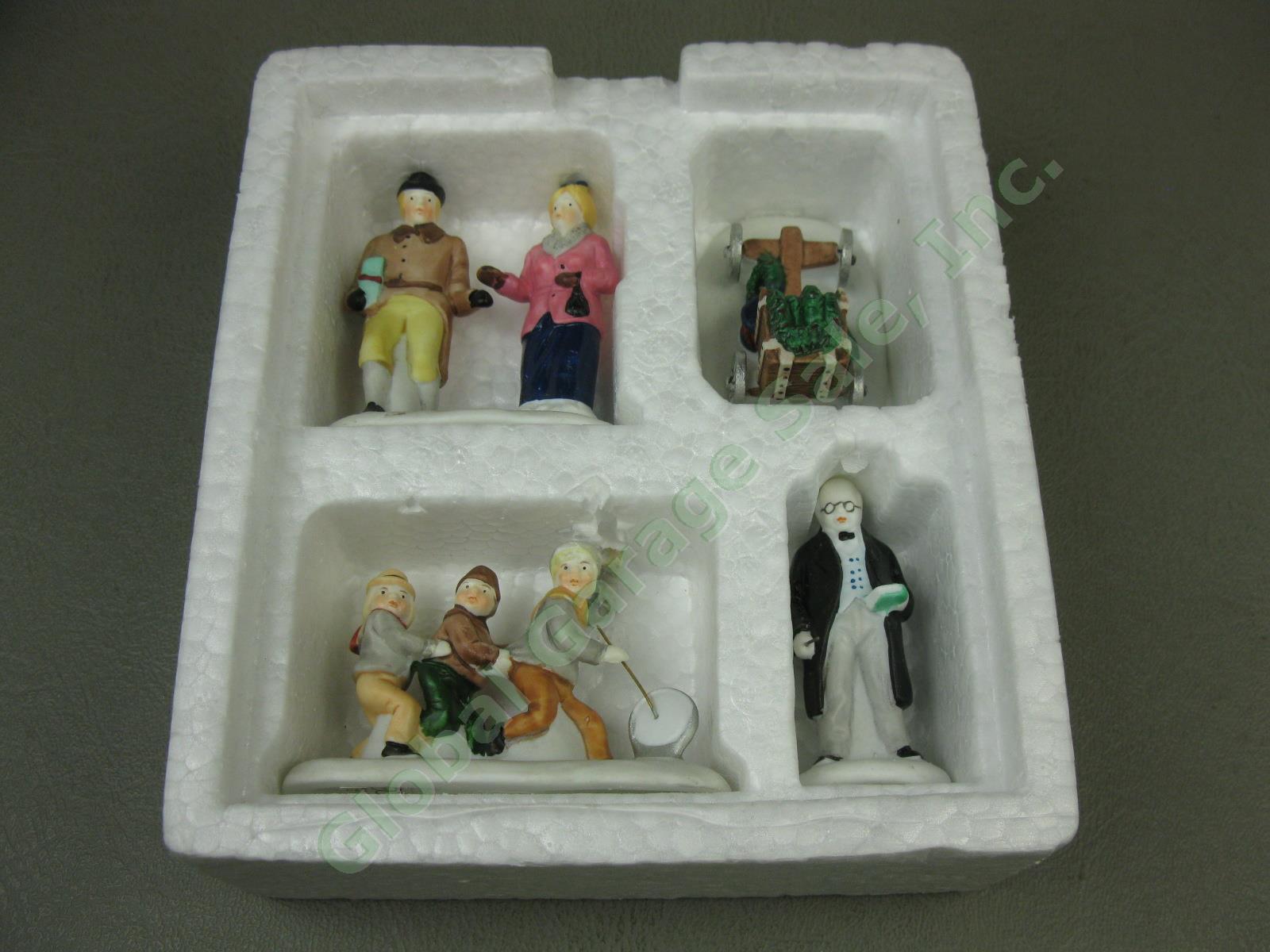 9 Dept 56 Heritage Village Dickens Accessory Lot One Horse Open Sleigh Constable 5