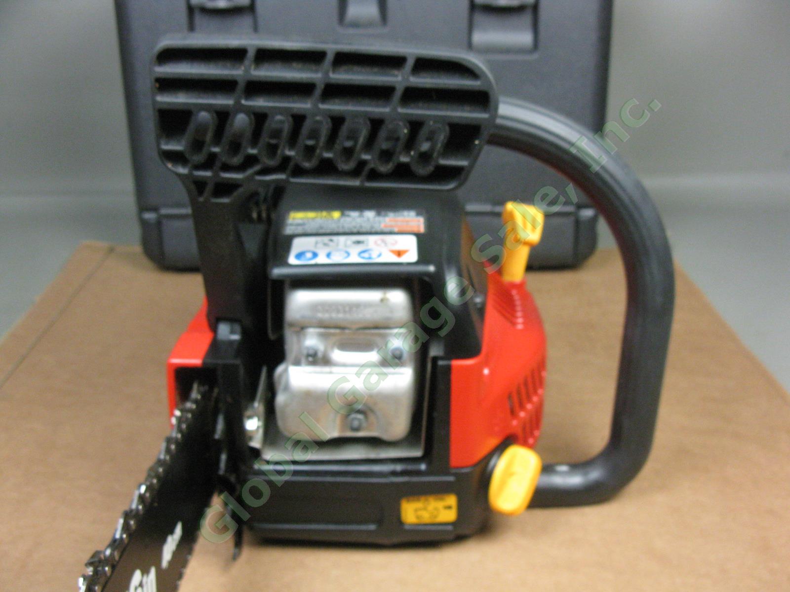 Homelite 3316C 33cc 16" Bar Gas Powered Chainsaw EUC W/ Hard Case +Manual Lot NR 5