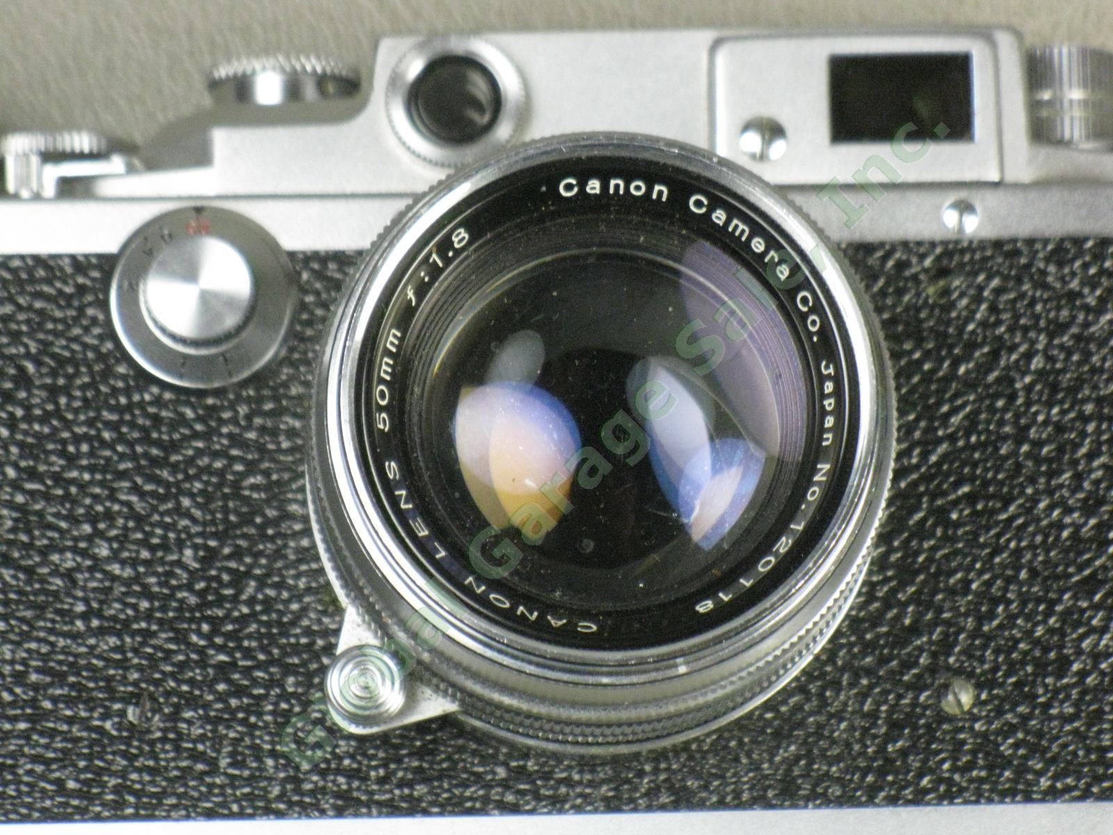 Vtg 1950s Canon IVSB IV SB EP Film Camera 50mm f/1.8 Lens Japan No 144158 NO RES 7