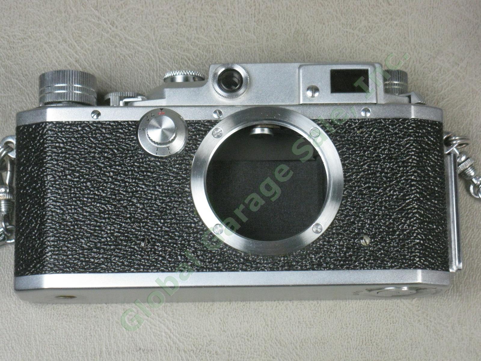 Vtg 1950s Canon IVSB IV SB EP Film Camera 50mm f/1.8 Lens Japan No 144158 NO RES 8